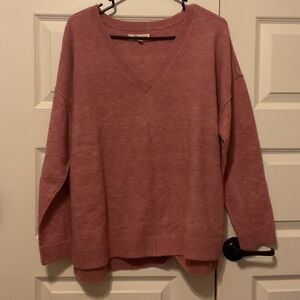 Lucky Brand V-neck Pink Sweater